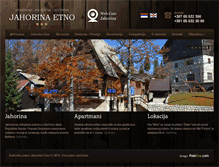 Tablet Screenshot of jahorina-etno.com